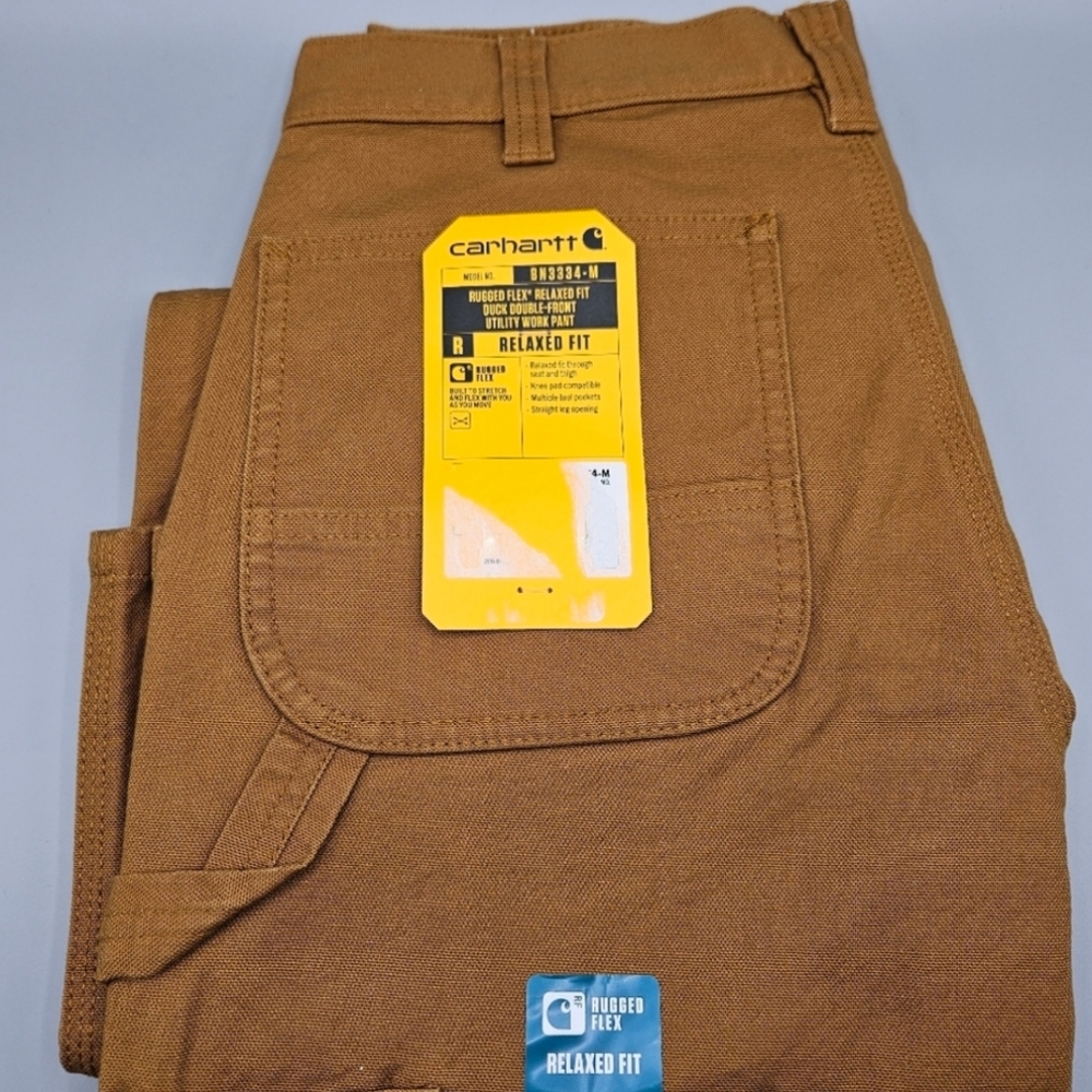 32x32 NEW- Men's Utility Double-Knee Pant - Slim Fit - Rugged Flex® - Duck